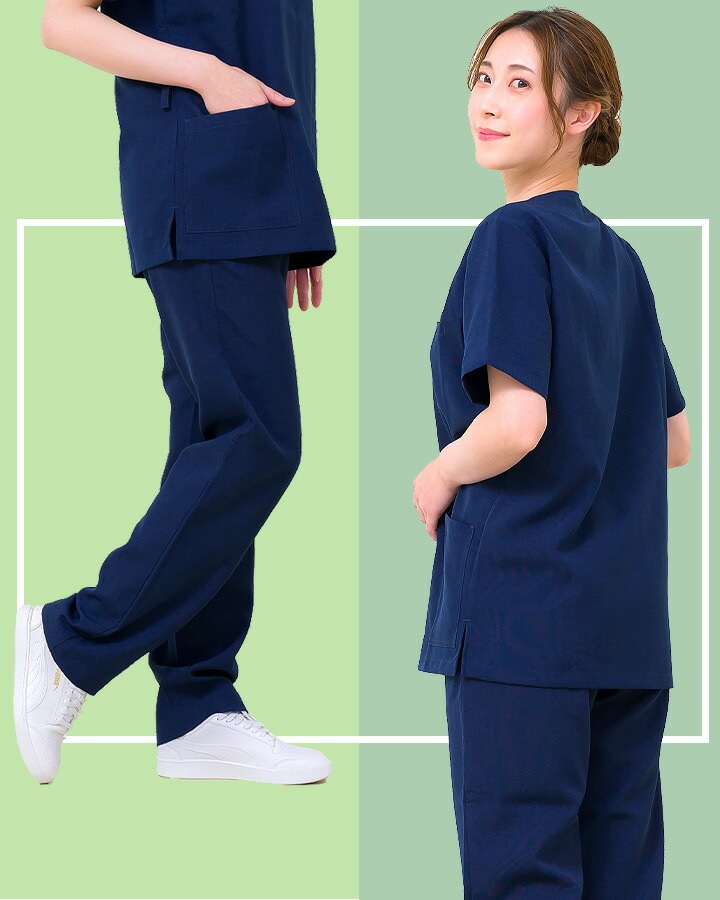 スクラブ 白衣 全 49着＋白スクラブorネイビーパンツ(おまけ)10着