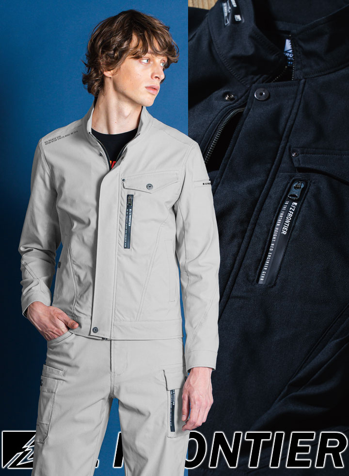 KJ × GDC コラボ　ブルゾン　ナイロンジャケット　試着のみ 作業服 ストレッチ ジャンバー ホシ服装 995 超撥水加工 静電気