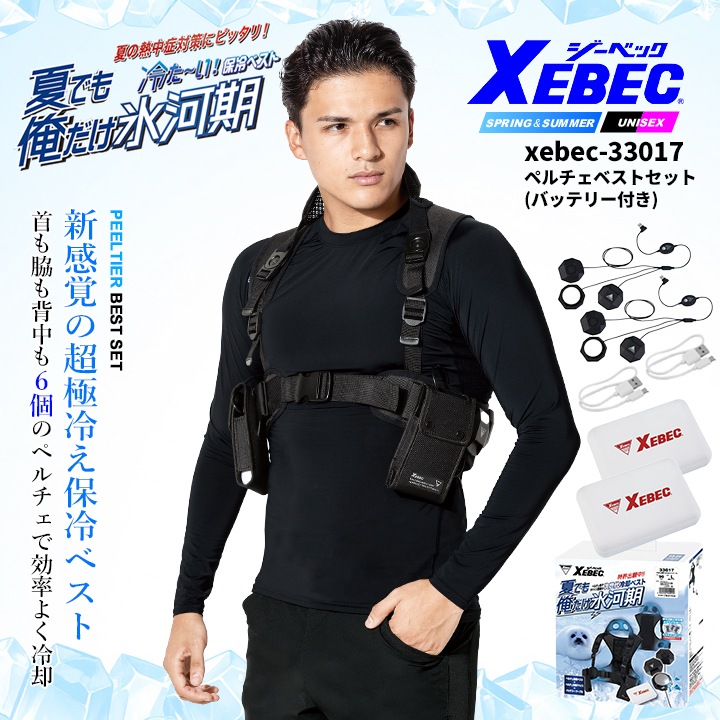 即日発送】冷却プレート ペルチェベストセット バッテリー付きフル