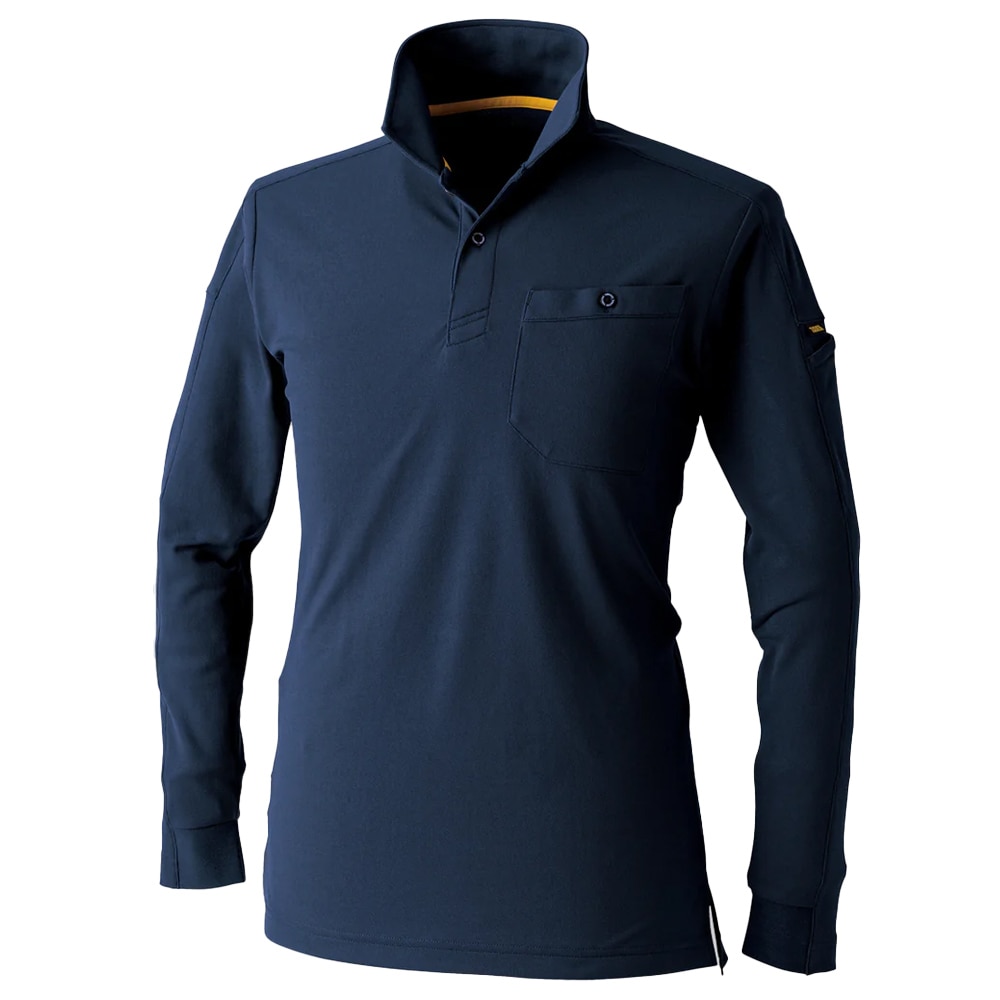 寅壱 長袖ポロシャツ 5880-614 消臭 吸汗性 作業服 秋冬 長袖シャツ