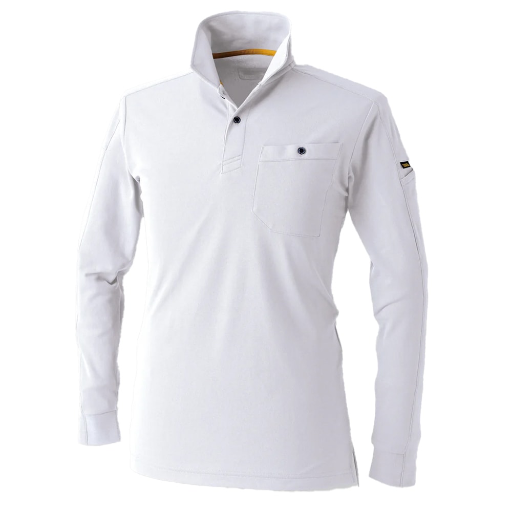 寅壱 長袖ポロシャツ 5880-614 消臭 吸汗性 作業服 秋冬 長袖シャツ