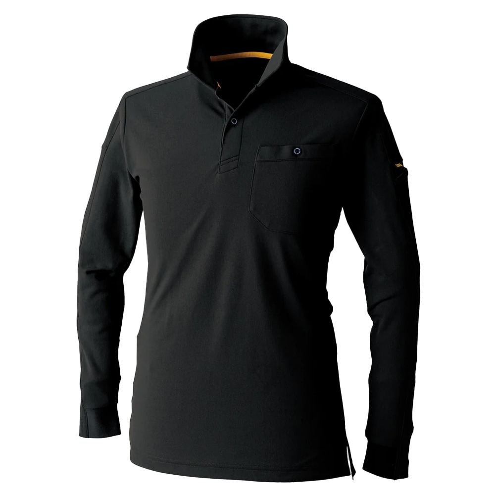 寅壱 長袖ポロシャツ 5880-614 消臭 吸汗性 作業服 秋冬 長袖シャツ