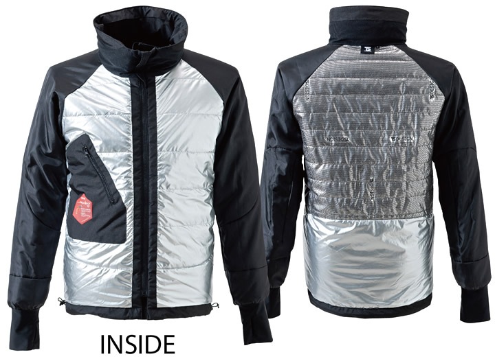 TSデザイン 作業服 防寒着 防水 シェル TS-DESIGN 18246 メガヒートES 防水防寒 長袖 メンズ 軽量 撥水加工 防風 帯電防止 作業服 作業着 防寒服 防寒着 ブルゾン ジャンバー 【4L-6L】