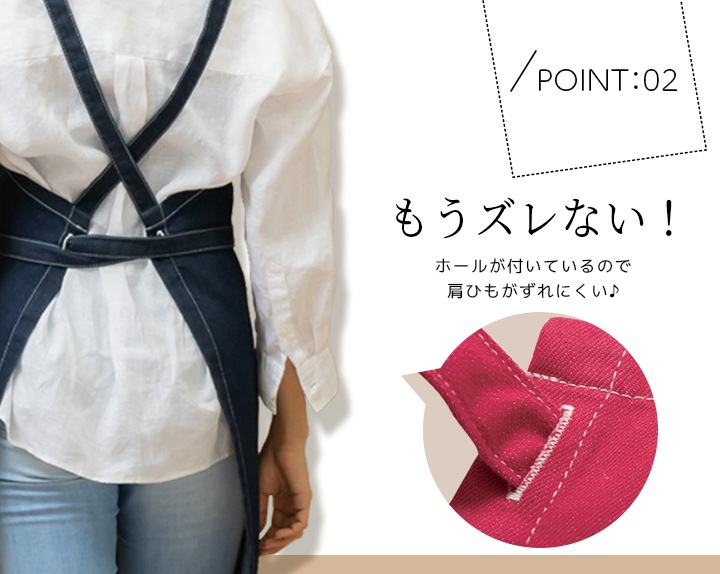 Lee エプロン 前掛け 胸付き デニム ヒッコリー 胸当て LCK79003 男女