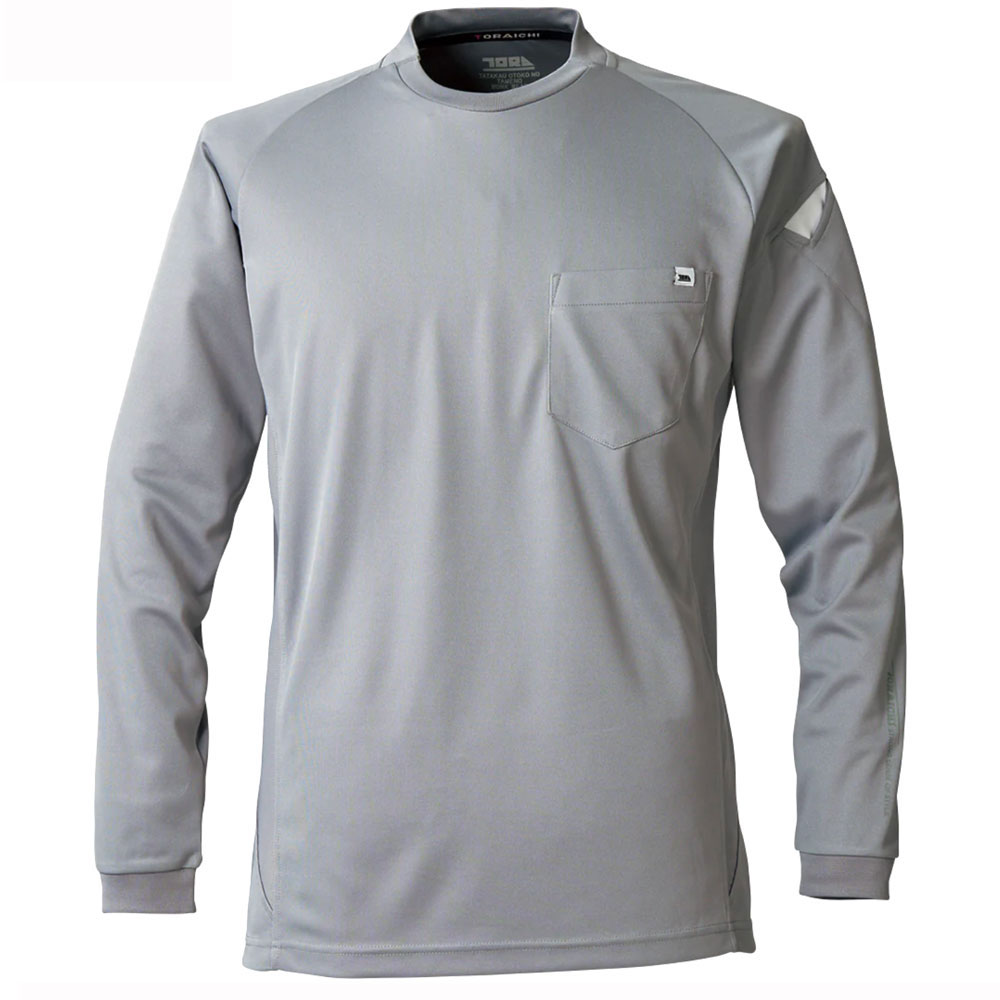寅壱 長袖クルーネック Tシャツ 5949-617 吸汗性 速乾性 消臭 長袖シャツ オールシーズン 作業着 作業服