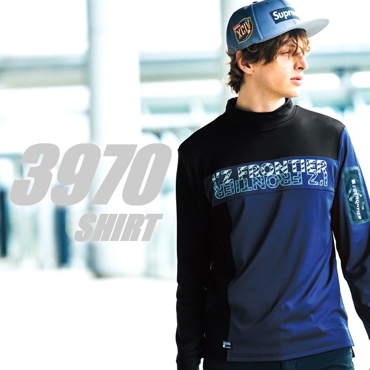 即日発送】アイズフロンティア 2024年秋冬新作 9102 裏起毛長袖モック