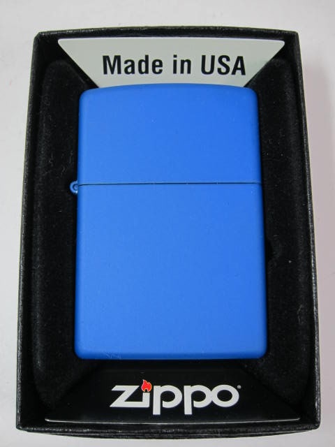 ジッポーライター: Zippo ロイヤル ブルーマット 【無地】 レギュラー #229 『ロゴなし』 青色 ブルー マット プレーン ☆おしゃれ!!☆【ギフト包装】 【ジッポ】 【ジッポー】 【ライター】 【ダルマヤ】 | Zippo・高級ライター 専門通販サイト|DARUMAYA(だるまや) ジッポーライター: Zippo ロイヤル ブルーマット 【無地】 レギュラー #229 『ロゴなし』 青色 ブルー マット プレーン ☆おしゃれ!!☆【ギフト包装】 【ジッポ】 【ジッポー】 【ライター】 【ダルマヤ】 | Zippo・高級ライター 専門通販サイト|DARUMAYA(だるまや)