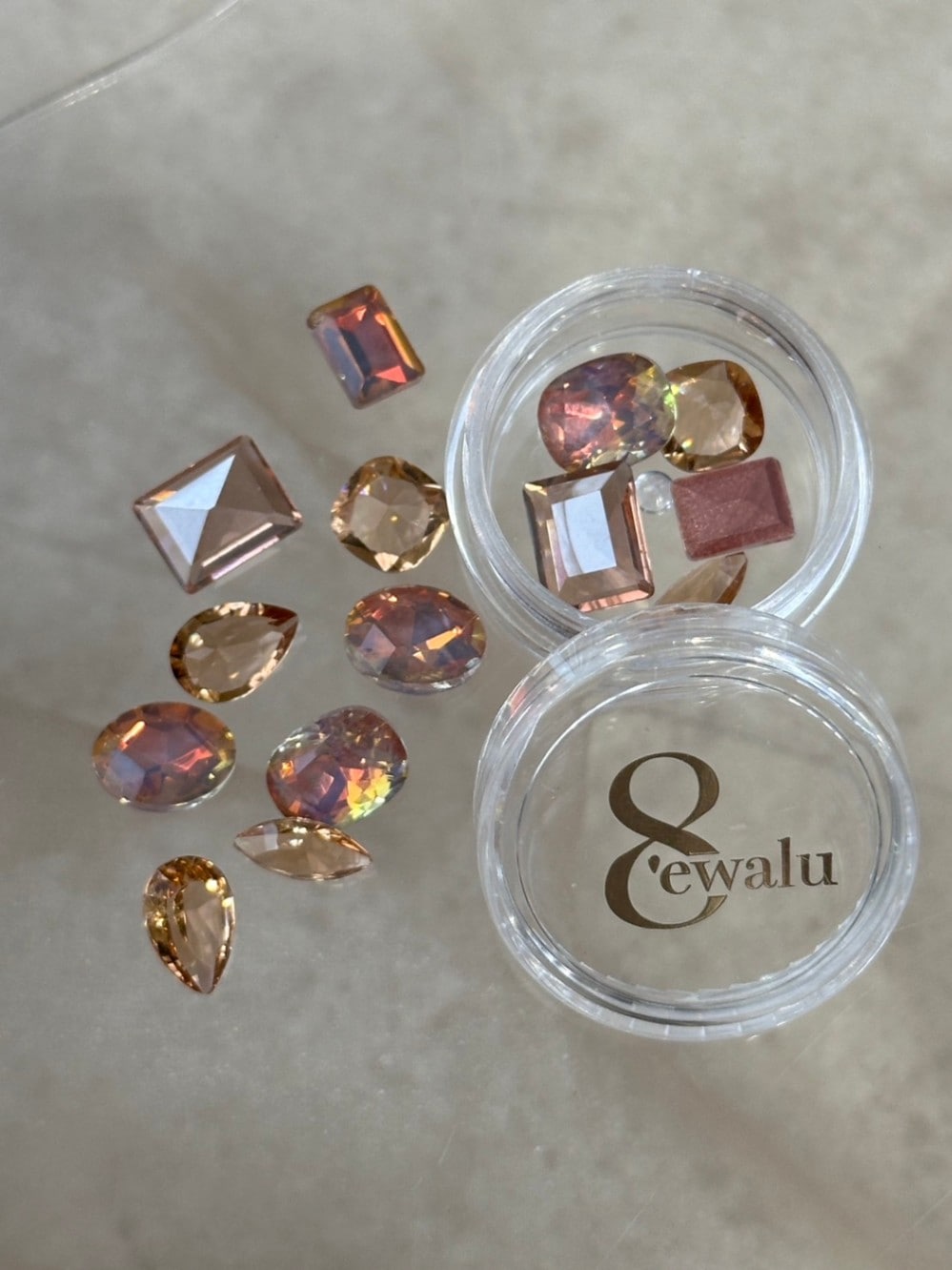 【ewalu】amo-brown＋1