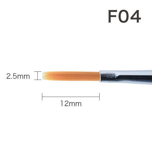 【STORYJEL365】 ジェルブラシ アートフラット（F04）