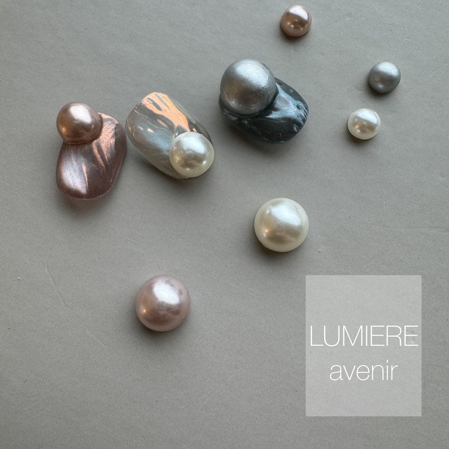 LUMIERE】ビックパールMIX ベージュ | LUMIERE avenir | STORY365
