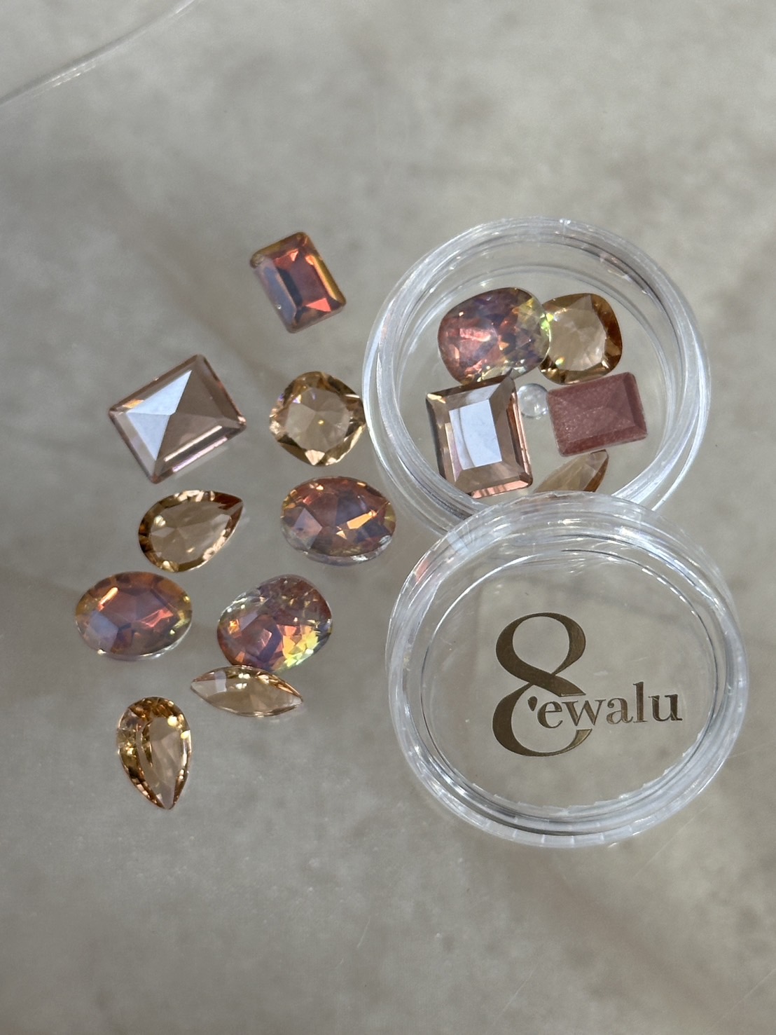 【ewalu】amo-brown＋1