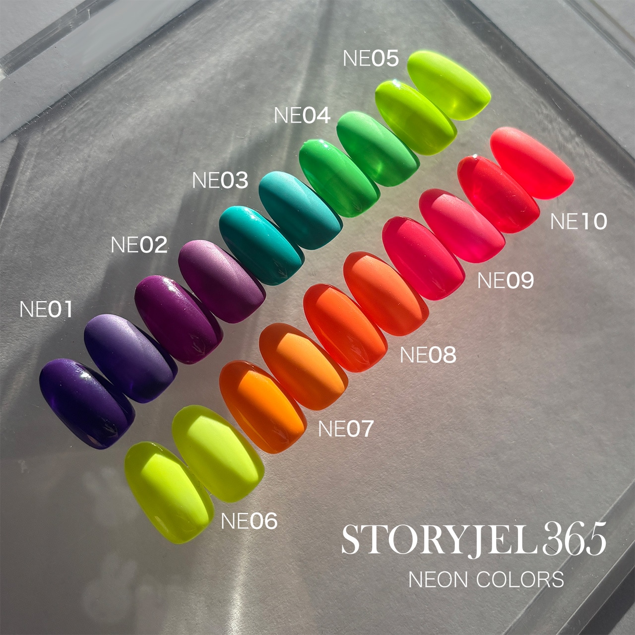 ストーリージェル365 ネイルカラーセット 20色(2g) TAT - STORY JEL365 - ◇カラージェル2gセット(全色299色)