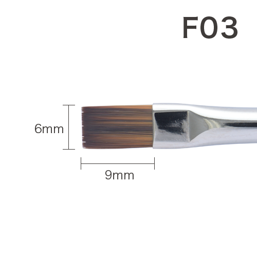 【STORYJEL365】 ジェルブラシ ミディフラット(F03)