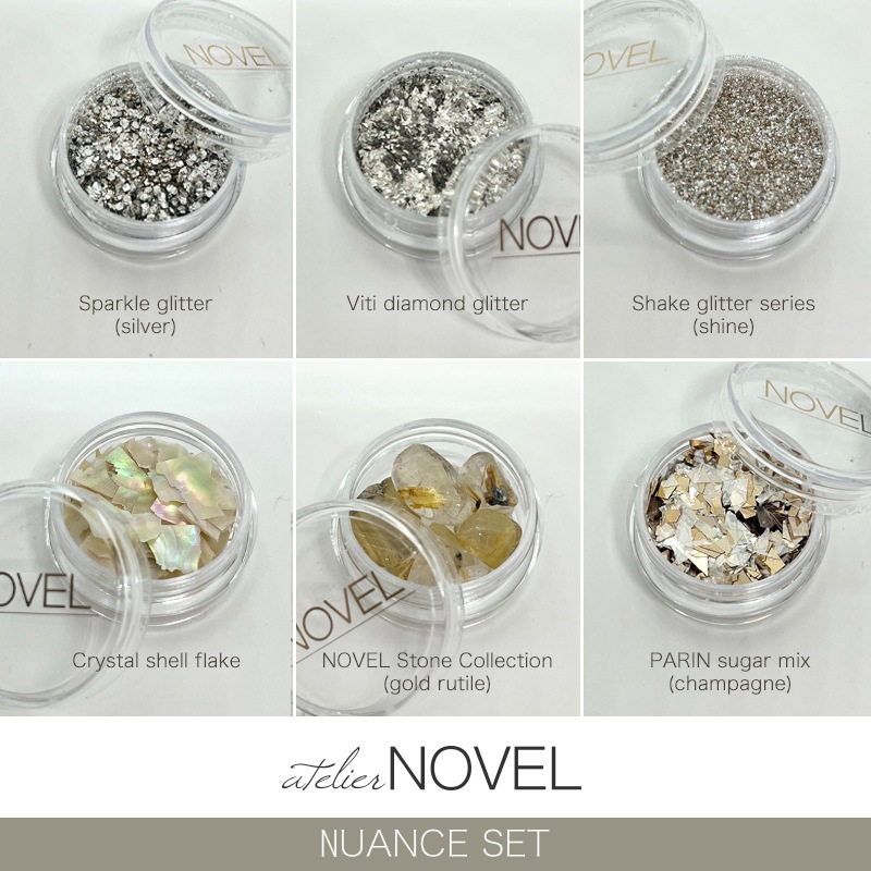 STORYJEL 365 x NOVEL ジェル5点セット STORYJEL365×NOVEL サロン導入ニュアンスセット | atelier NOVEL