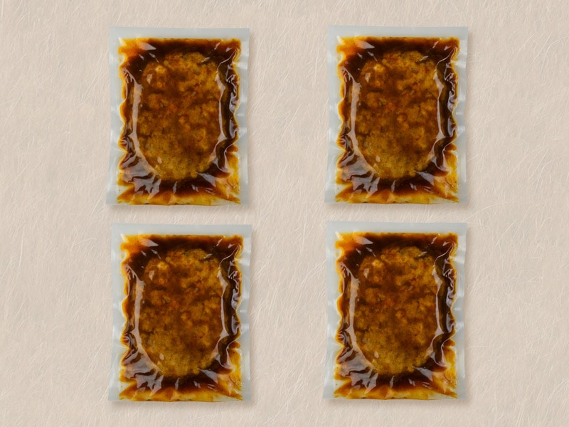 【送料無料】仙台牛ハンバーグ4包詰合せ 〈最高級A5ランク〉