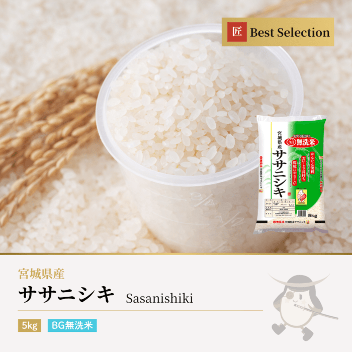 無洗米 ササニシキ 5kg 宮城県産 令和7年産