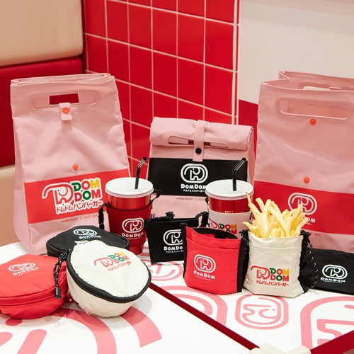 DO-853 / DOMDOM Hamburger's Shop Bag / �ɥ�ɥ�ϥ�С����� ����� �ϥ�С������� ����åץХå�