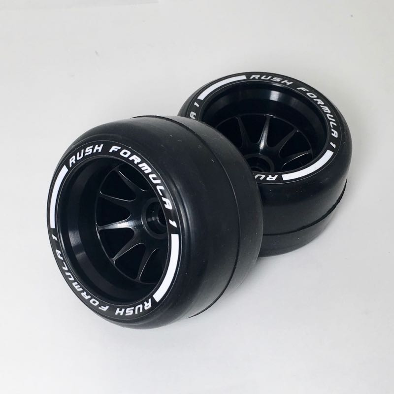 RUSH RU-0465 F104用 リヤーラバースリックタイヤ【スーパーソフト