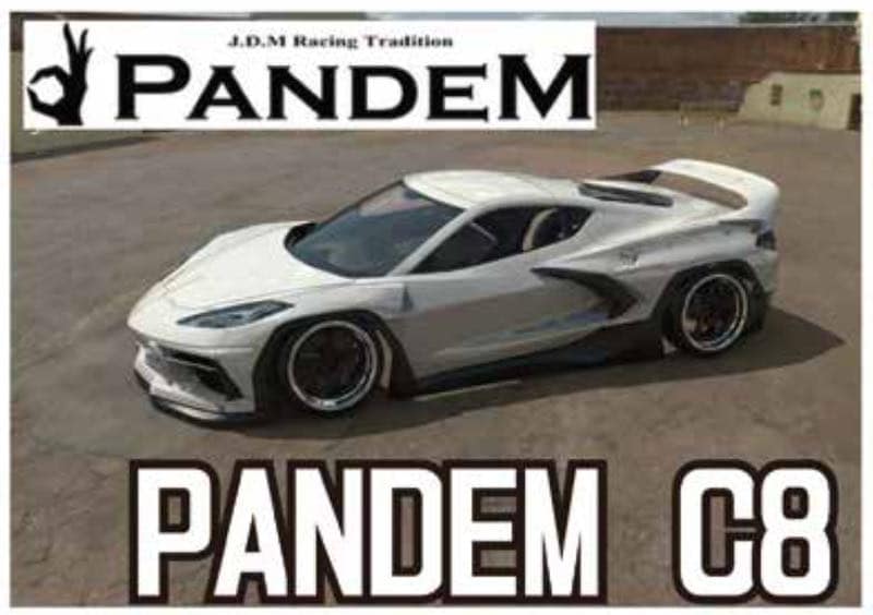 アディクション AD-HB6 1/10 ボディー PANDEM C8 コルベット