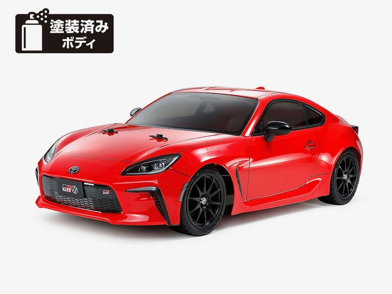 タミヤ 58694 TT-02 トヨタ GR 86 キット （ボディー塗装済み）