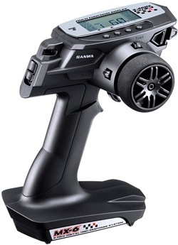 サンワ MX-6 カー用プロポ 送受信器セット RX-391W x2付き