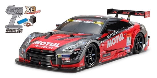 タミヤXB MOTUL AUTECH Z の ボディとタイヤ 新品 XB】1/10 MOTUL AUTECH Z ボディー＆タイヤホイール XB】1/10