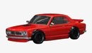�ѥ�ɥ� PAB-3203 1/10�ܥǥ����������饤�� 2000GT-R��KPGC10�˥�������