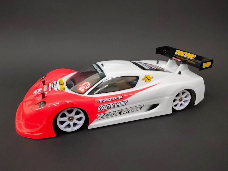 Exotek #2129 （USGT RC Super GT公認）1/10 クリアーボディー GTF