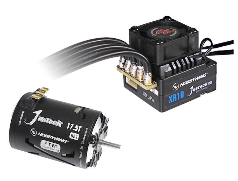 ホビーウイング 38020372 COMBO-XR10 Justock Black G3S コンボ 17.5T G2.1