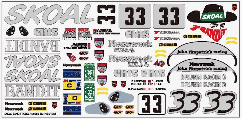 AMS 8568 1/10��SKOAL BANDIT PORSCHE ������