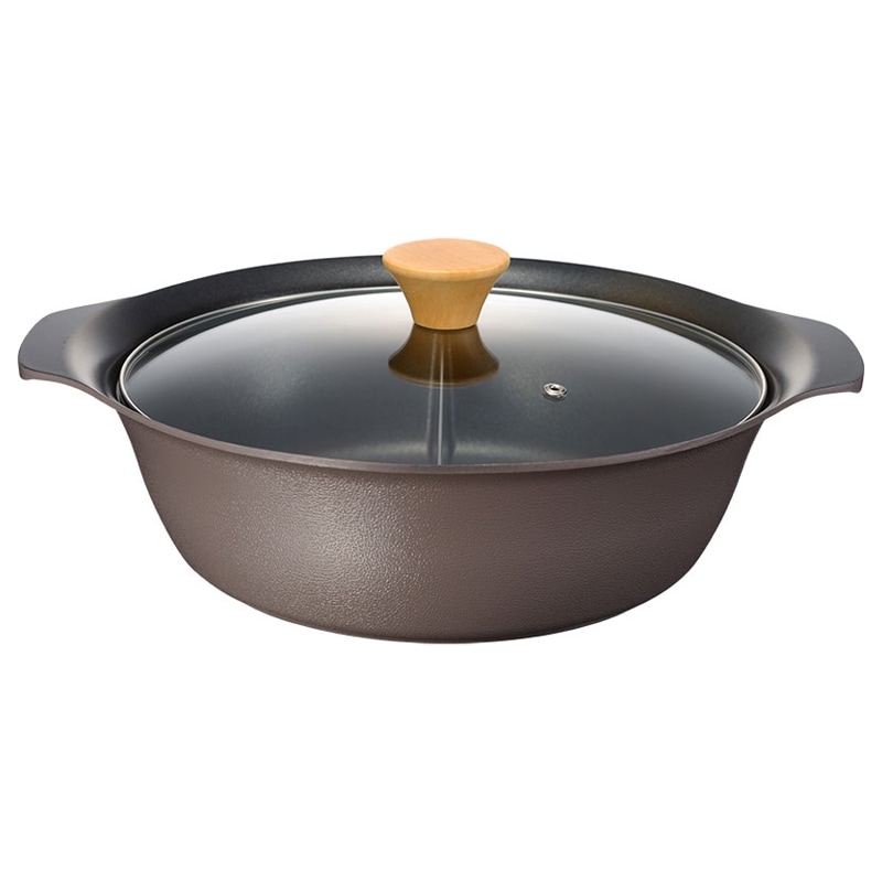 【送料無料】スキップタイム IH対応卓上二食鍋30cm