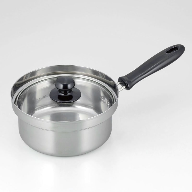 （まとめ）和平フレイズ コボレーズ IH対応片手鍋16cm KR-7862 1個 〔×5セット〕 和平フレイズ ローザー 熱を均一に伝える厚底 ステンレス IH対応片手鍋