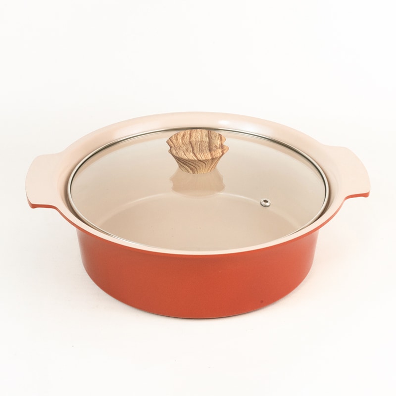 アルモンデ商店 212 KITCHEN STORE アルモンデ IH対応卓上鍋 24cm RD レディース