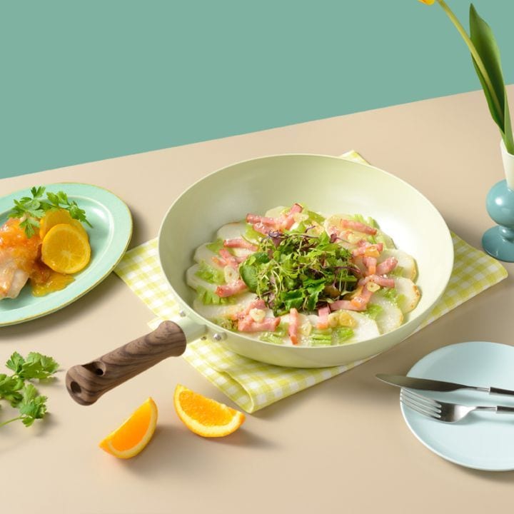 ヘッタ IH対応セラミックフライパン28cm RB-3523