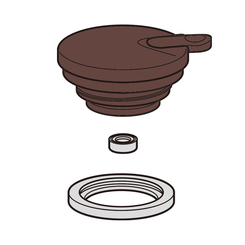 フォルテック 卓上ポット サテン用 栓ユニット STP07-SE-GO