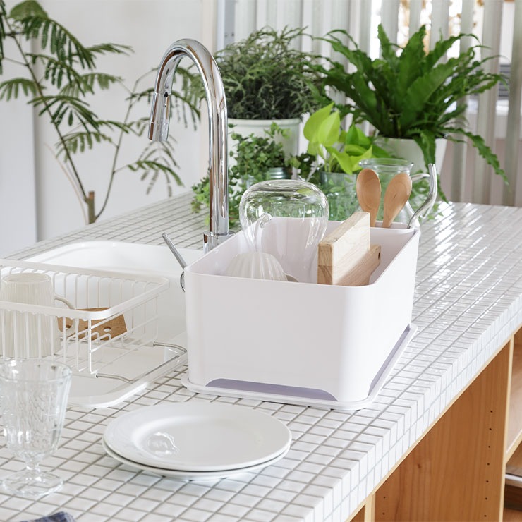 YOHAKU（余白） 洗い桶になる水切りケース