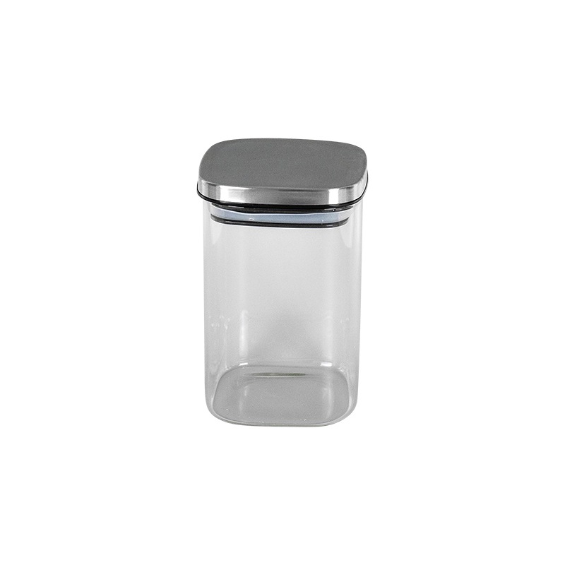 キッチンアシスト 角型ガラスキャニスター1100ml RE-7667