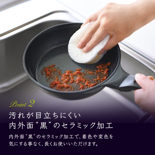 セラノワール IH対応セラミックフライパン20cm RB-3700