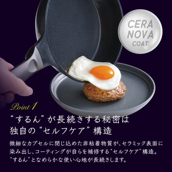 セラノワール IH対応セラミックフライパン28cm RB-3702