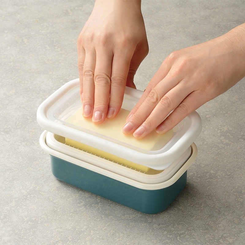 rinto リント ホーローバターケース M ターコイズ RE-7713