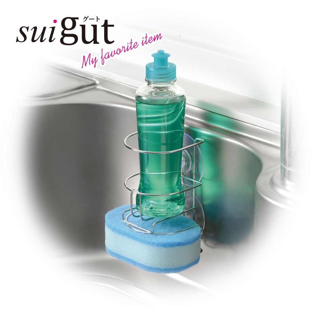 SUIグート 洗剤スポンジラック 縦型 SUI-6069