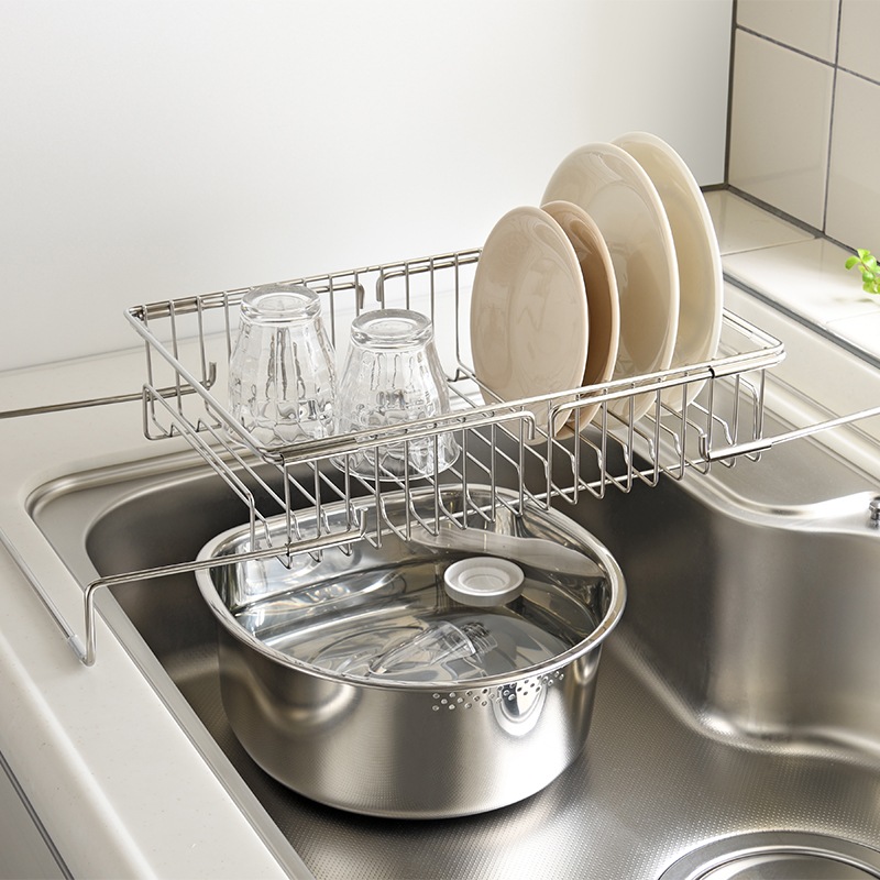 燕三 シンクイン・オンで使える伸縮式水切りかご