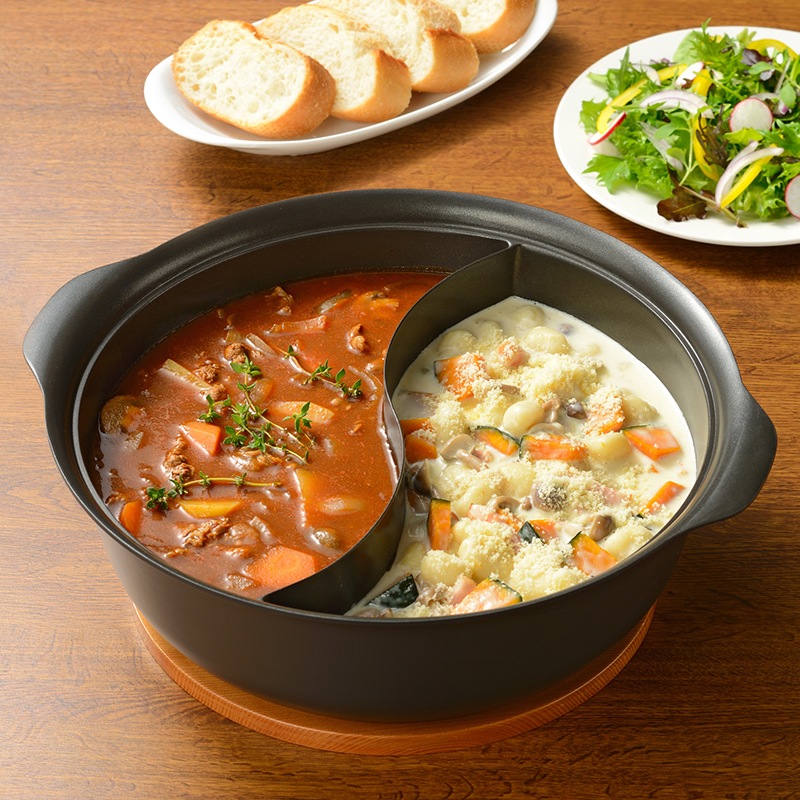 スキップル IH対応二食鍋30cm RB-3756