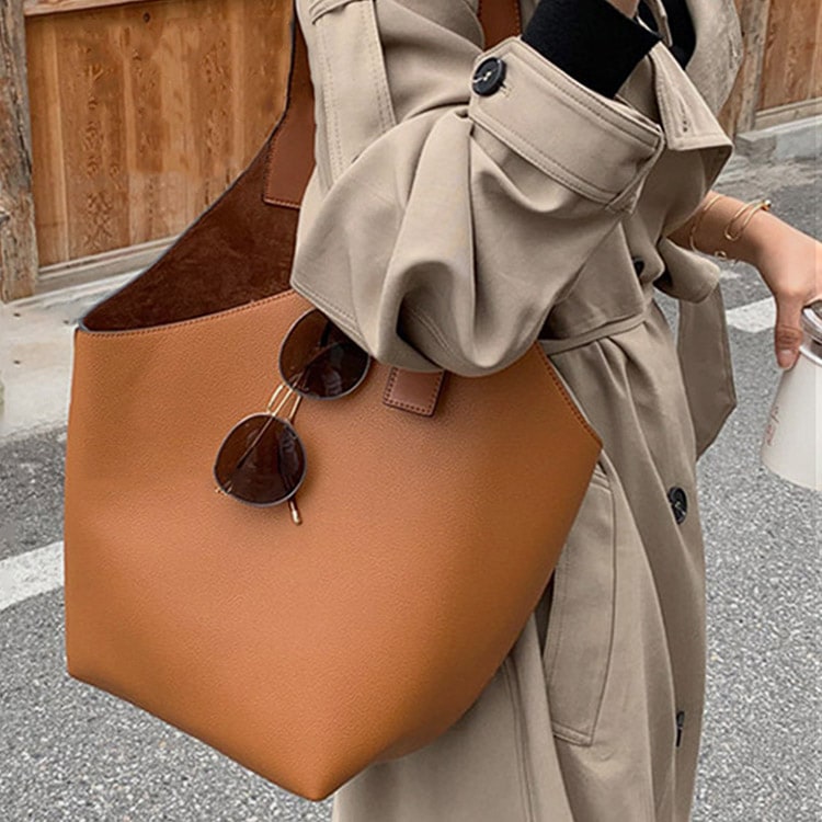 立体アシンメトリー 大きめ ショルダーバッグ | バッグ,トート