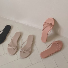 華奢ひも ツイスト ビーチサンダル