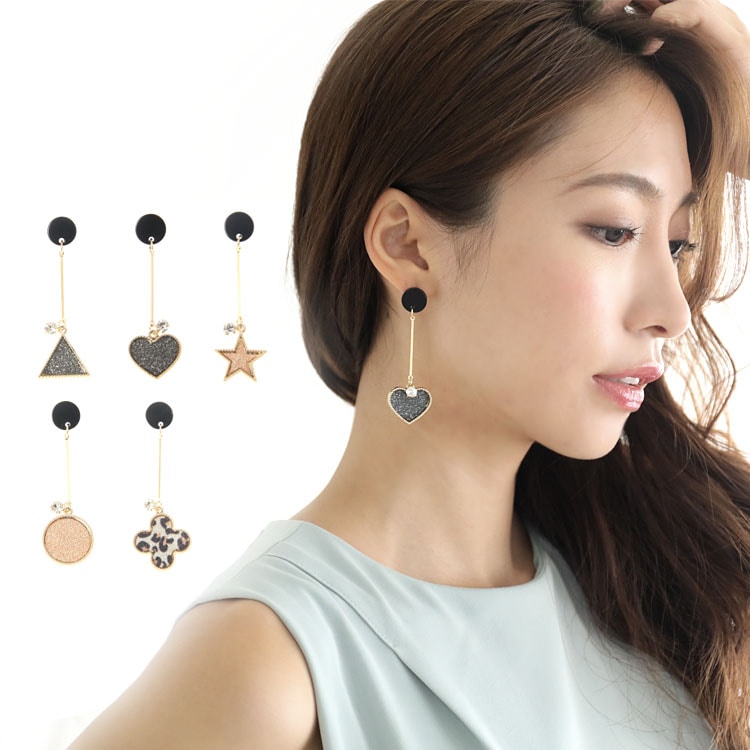 韓国デザイン 揺れるピアス 5種類