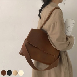 2WAY 大容量 おおきめ フラップ ショルダーバッグ