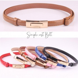 フェイクレザー 細ベルト ベルト