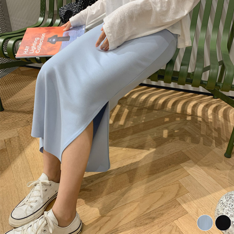 サイドスリット ストレッチ タイトスカート