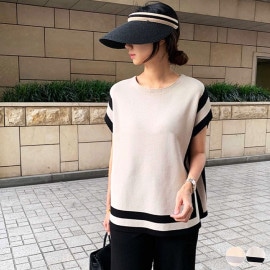 サマーニット セットアップ 全2色 5分袖 大人きれい S~XL 韓国服 楽天市場】韓国 セットアップ（カラーホワイト）（レディース